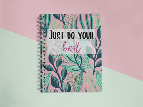Just Do Your Best Small Wire-O Notebook