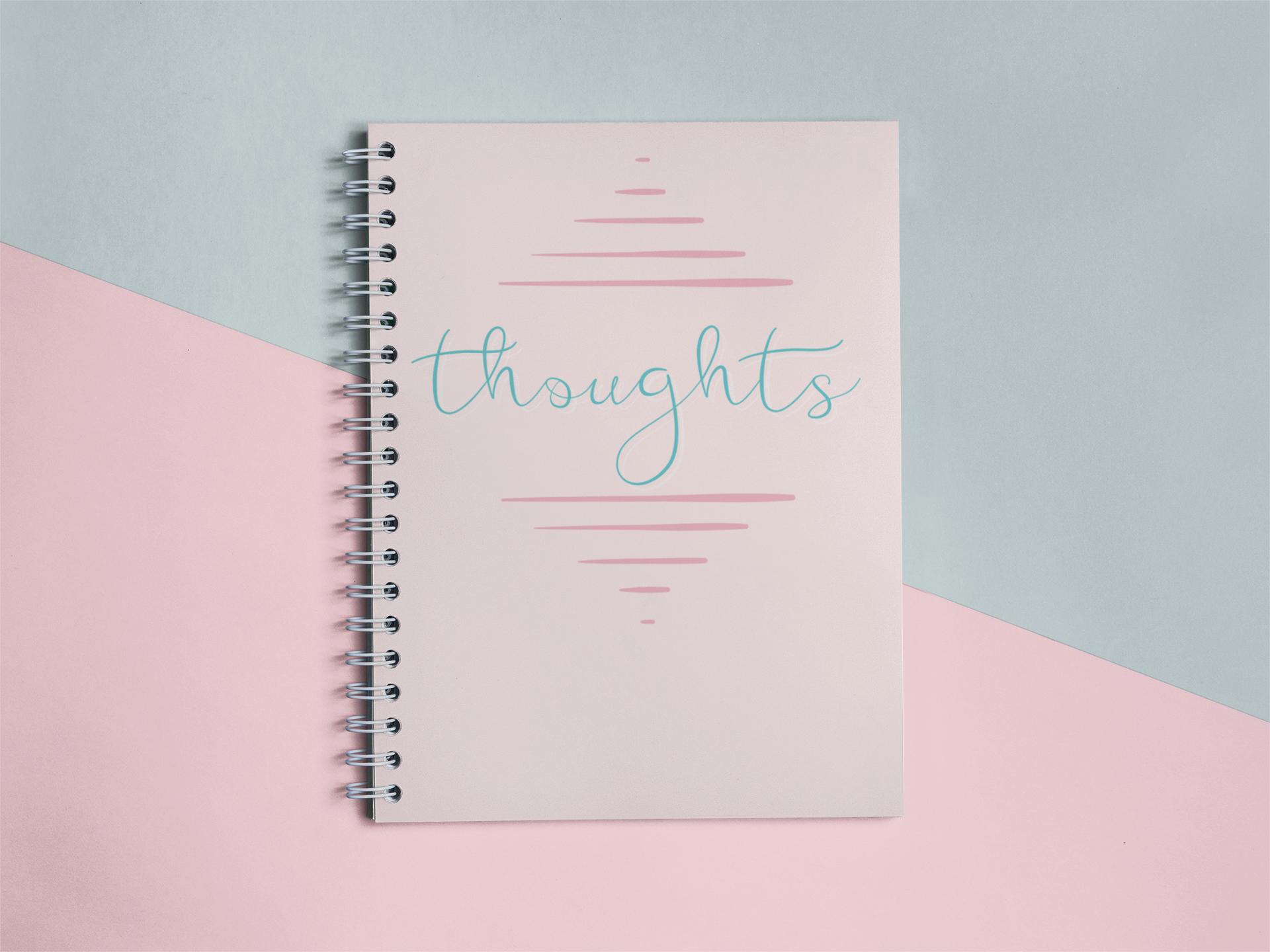 Thoughts Small Wire-O Notebook