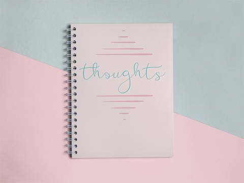 Thoughts Small Wire-O Notebook