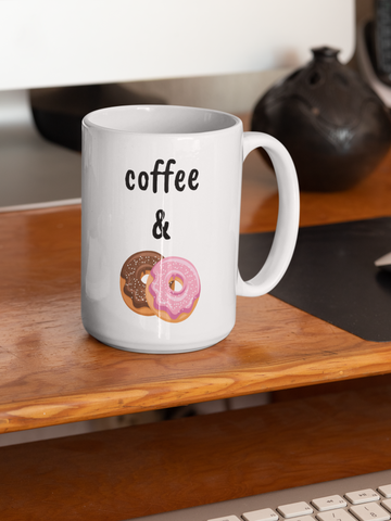 Coffee & Donuts 15oz Mug