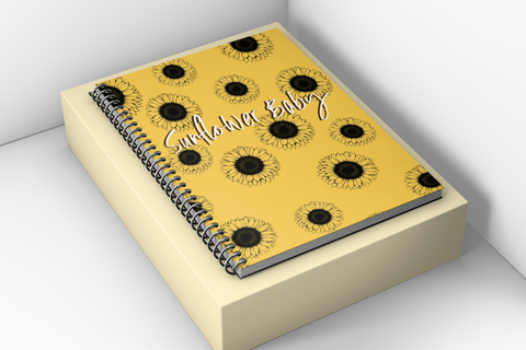 Sunflower Baby Notebook