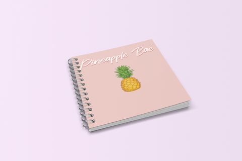 Pineapple Bae Small Wire-O Notebook