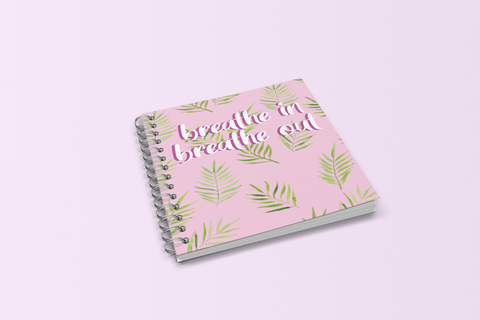 Breathe In, Breathe Out Small Wire-O Notebook